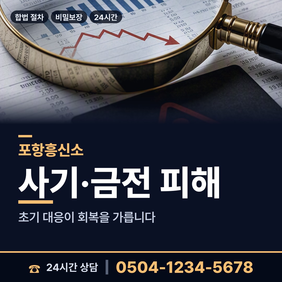 포항 용흥동 명의도용조사 상담 안내